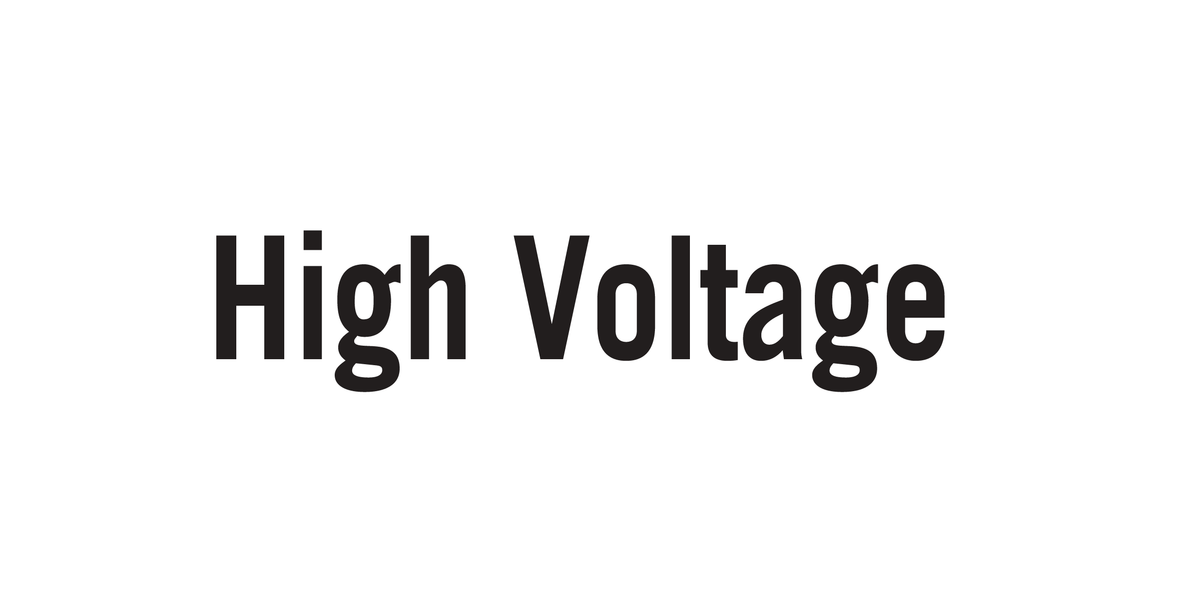 High Voltage Logo